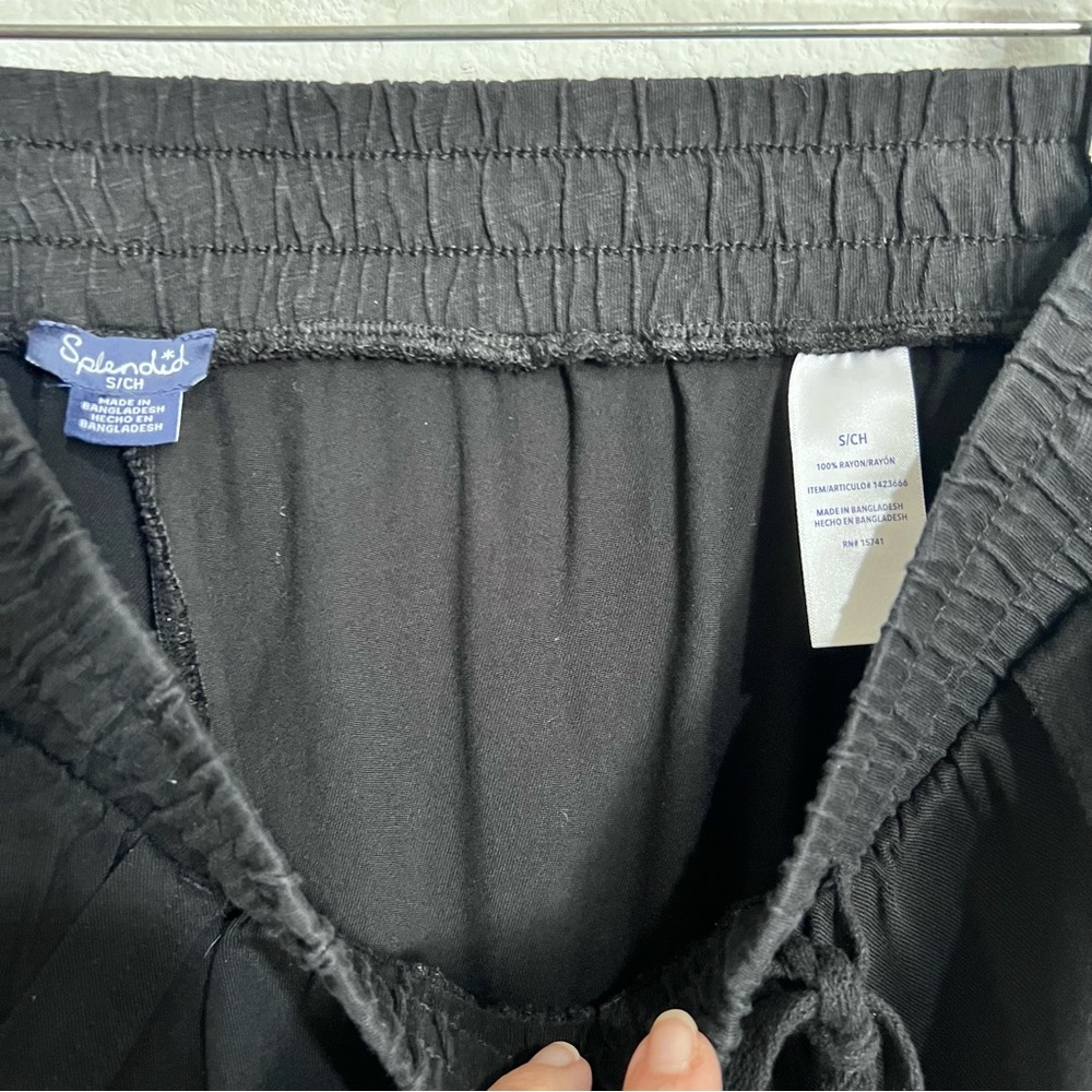 Splendid Black Supersoft Comfy Drawstring Joggers… - image 7